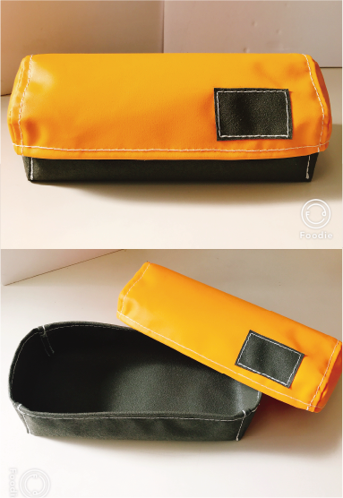 テントのかたちの小物入れ