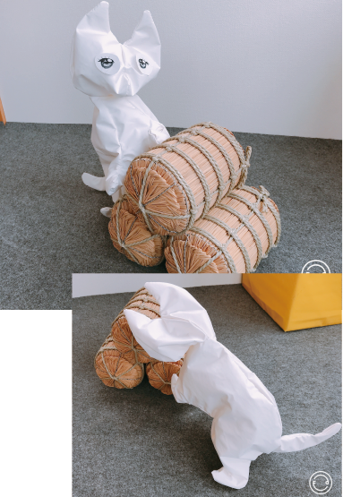 テントねこオブジェ